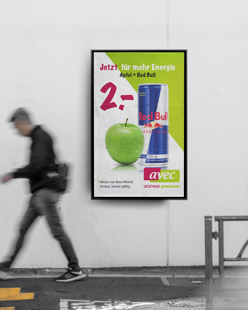 Werbemittel für den AVEC Shop