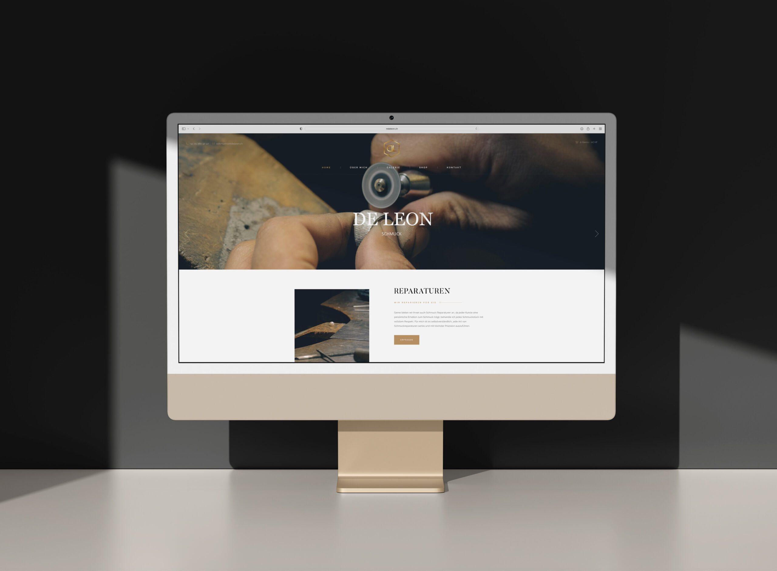 Website von De Leon Schmuck
