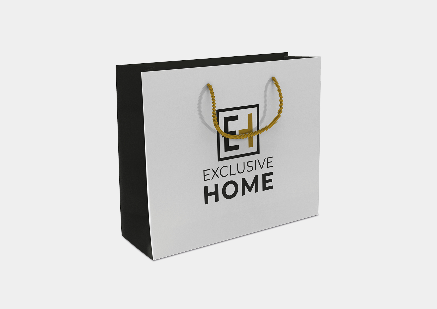 Tragtasche mit dem Logo von Exclusive Home